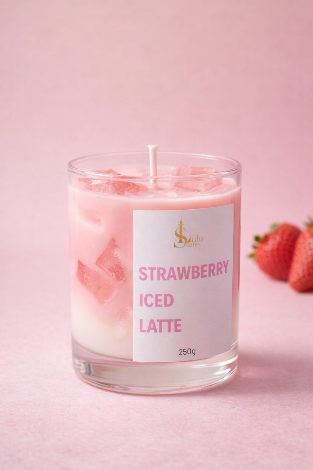 STRAWBERRY ICE LATTE
