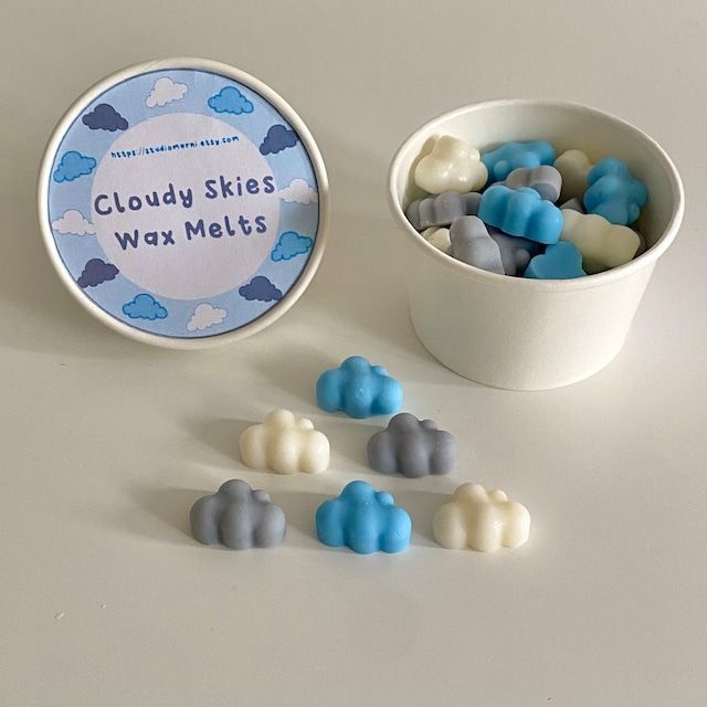 Cloudy wax melts